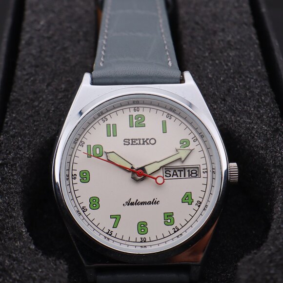 Vintage Seiko 5 Automatic 6309A Japanese Movement 17J D/D Men's Wrist Watch - Picture 7 of 15